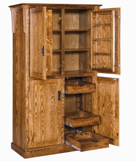 4 door pantry cabinet