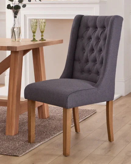 Button Back Dining Chair