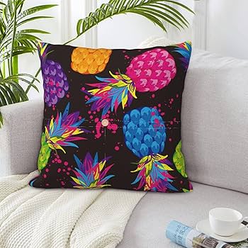 Watercolor Pineapple Pillow
