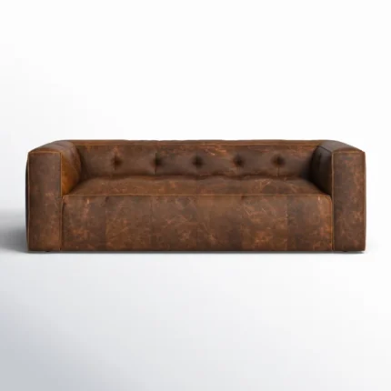 Square arm sofa