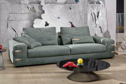 Winged Italian sofa