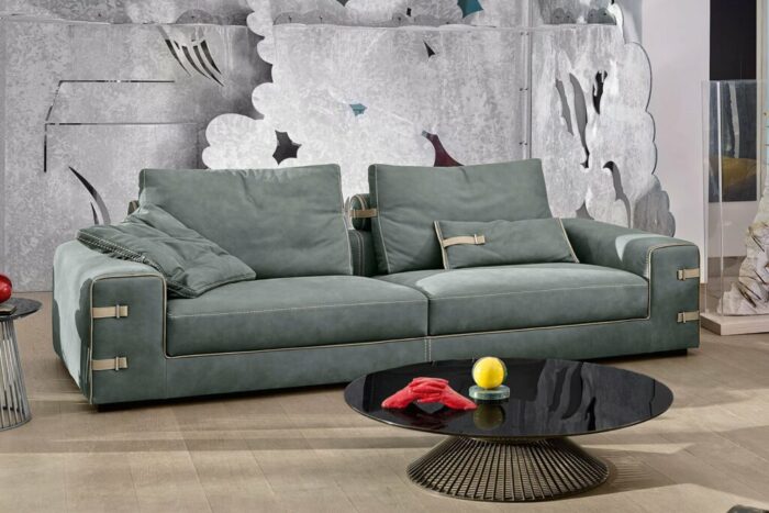 Winged Italian sofa